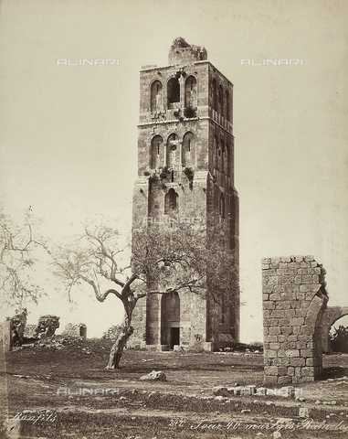 FCC-F-014331-0000 - Veduta della torre dei Quaranta Martiri, in Israele - Data dello scatto: 1870 ca. - Archivi Alinari, Firenze