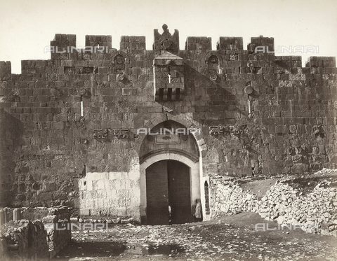 FCC-F-014484-0000 - Porta di Santo Stefano a Gerusalemme - Data dello scatto: 1865 ca. - Archivi Alinari, Firenze
