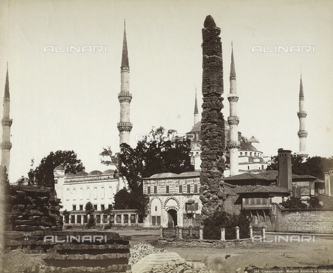 FCC-F-014823-0000 - Moschea di Amédieh e Obelisco a Costantinopoli - Data dello scatto: 1865 ca. - Archivi Alinari, Firenze