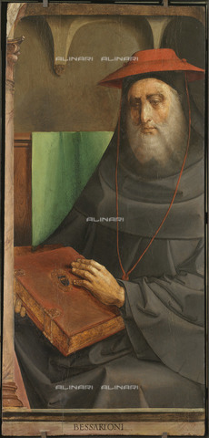 FIA-F-044858-0000 - Basilio Bessarione, olio su tavola, Giusto di Gand (Joos van Wassenhove) (1430 ca. - 1480 ca.) e Pedro Berruguete (1450 ca. - 1504 ca.), Museo del Louvre, Parigi - Fine Art Images/Archivi Alinari, Firenze