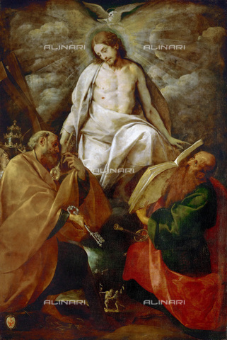 FIA-F-046578-0000 - Cristo appare agli apostoli Pietro e Paolo, olio su tela,  Crespi, Giovanni Battista (1573-1632), Kunsthistorisches Museum, Vienna - Fine Art Images/Archivi Alinari, Firenze