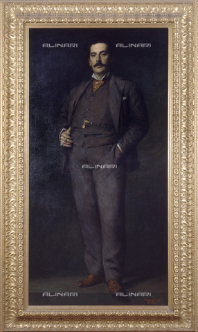 FIA-F-048774-0000 - Ritratto del compositore Giacomo Puccini, Ignoto, olio su tela, Museo Nazionale di Palazzo Mansi, Lucca - Fine Art Images/Archivi Alinari, Firenze