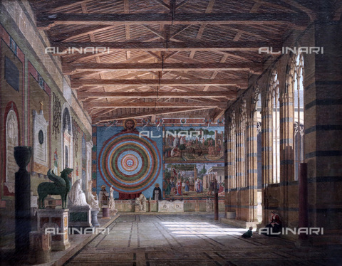 FIA-F-050179-0000 - Il Camposanto a Pisa, olio su tela, Klenze, Leo, von (1784-1864), Neue Pinakothek, Monaco - Fine Art Images/Archivi Alinari, Firenze