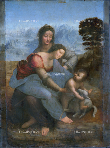 FIA-F-061143-0000 - La Vergine, Gesù Bambino e Sant'Anna, olio su tavola, Leonardo da Vinci (1452-1519), Museo del Louvre, Parigi - Fine Art Images/Archivi Alinari, Firenze