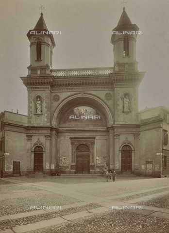 FVQ-F-000325-0000 - The Church of Saints Peter and Paul, subsequently bombed by the air raid of 8 December 1942 - Date of photography: 14/10/1929 - Alinari Archives, Florence