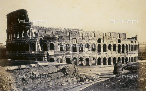 FVQ-F-026729-0000 - L'Anfiteatro Flavio o Colosseo a Roma - Data dello scatto: 1855 ca. - Archivi Alinari, Firenze