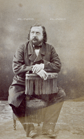 FVQ-F-027672-0000 - Ritratto del celebre romanziere francese Téophile Gautier - Data dello scatto: 1860 ca. - Archivi Alinari, Firenze