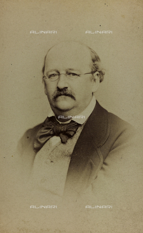 FVQ-F-027715-0000 - Portrait of àmile Erckmann, French writer; carte de visite - Date of photography: 1865-1875 - Alinari Archives, Florence