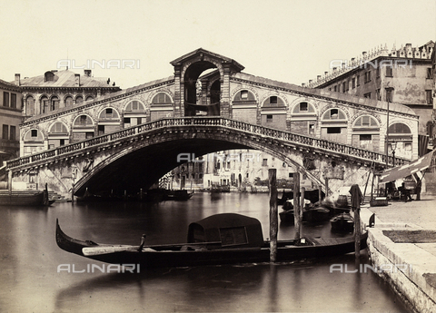 FVQ-F-033606-0000 - Venezia. Ponte di Rialto - Data dello scatto: 1865 ca. - Archivi Alinari, Firenze