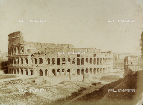 FVQ-F-034225-0000 - Anfiteatro Flavio o Colosseo a Roma - Data dello scatto: 1850 ca. - Archivi Alinari, Firenze