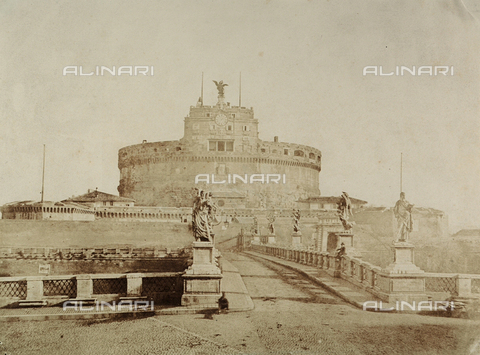FVQ-F-034236-0000 - Castel Sant'Angelo a Roma - Data dello scatto: 1850 ca. - Archivi Alinari, Firenze