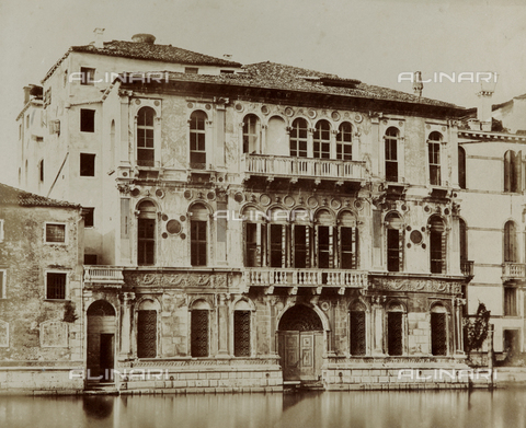 FVQ-F-043598-0000 - Palazzo Contarini Dal Zaffo, noto anche come Palazzo Contarini Polignac, Venezia - Data dello scatto: 1855 ca. - Archivi Alinari, Firenze