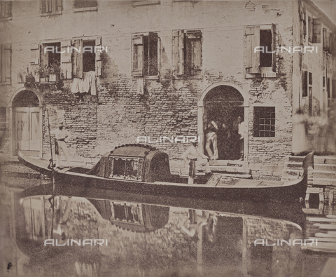 FVQ-F-043599-0000 - Gondola a Venezia - Data dello scatto: 1855 ca. - Archivi Alinari, Firenze