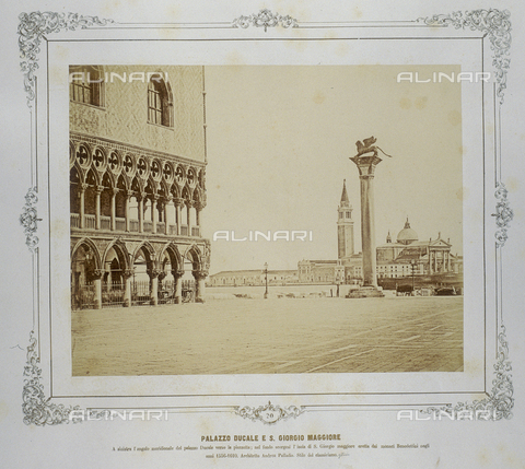 FVQ-F-043612-0000 - Venezia. Palazzo Ducale e San Giorgio Maggiore - Data dello scatto: 1855 ca. - Archivi Alinari, Firenze