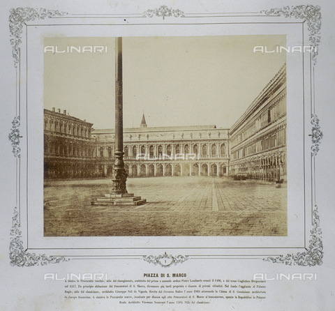 FVQ-F-043617-0000 - Venezia. Piazza S. Marco - Data dello scatto: 1855 ca. - Archivi Alinari, Firenze