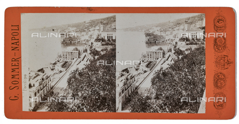 FVQ-F-075608-0000 - Veduta di Posillipo. Immagine streoscopica - Data dello scatto: 1880-1890 - Archivi Alinari, Firenze
