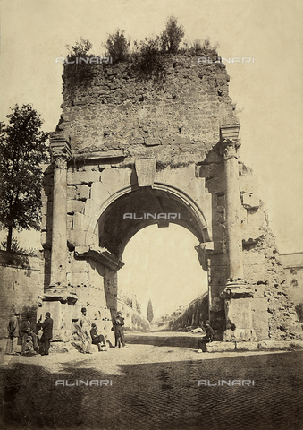 FVQ-F-150266-0000 - Arco di Druso, Roma - Data dello scatto: 1860 - 1865 ca. - Archivi Alinari, Firenze