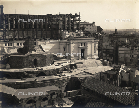 FVQ-F-158758-0000 - Altare della Patria under construction, Rome - Date of photography: 1905 ca. - Alinari Archives, Florence