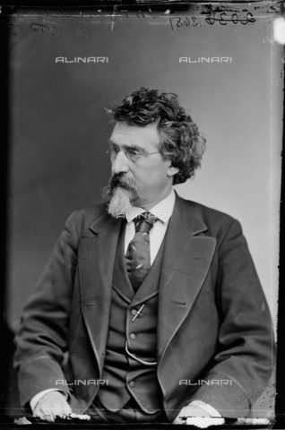 GBB-F-001066-0000 - 1875 ca, USA : The american photographer MATHEW B. BRADY (ca. 1822 Äì 1896), self-portrait. was one of the most celebrated 19th century American photographers, best known for his portraits of celebrities and his documentation of the American Civil War. He is credited with being the father of photojournalism. - © ARCHIVIO GBB / Archivi Alinari