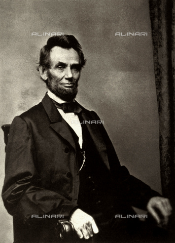 GBB-F-001857-0000 - 1864 : The U.S.A. President ABRAHAM LINCOLN (Big South Fork, KY, 1809 - Washington 1865). - © ARCHIVIO GBB / Archivi Alinari