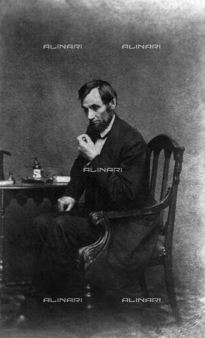 GBB-F-002111-0000 - 1861, 16 may, USA : The U.S.A. President ABRAHAM LINCOLN (Big South Fork, KY, 1809 - Washington 1865). - © ARCHIVIO GBB / Archivi Alinari