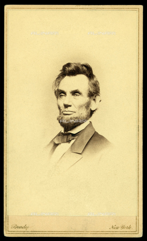 GBB-F-002116-0000 - 1864, 8 january, USa : The U.S.A. President ABRAHAM LINCOLN (Big South Fork, KY, 1809 - Washington 1865). - © ARCHIVIO GBB / Archivi Alinari