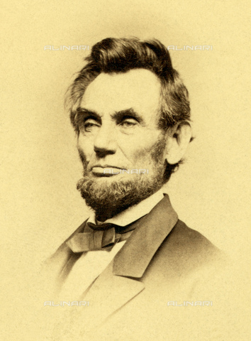 GBB-F-002117-0000 - 1864 : The U.S.A. President ABRAHAM LINCOLN (Big South Fork, KY, 1809 - Washington 1865). - © ARCHIVIO GBB / Archivi Alinari