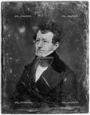 GBB-F-002808-0000 - 1845 ca, USA : Samuel Griswold Goodrich (1793 1860) was an American author, editor and publisher better known under the pseudonym Peter Parley. Photo daguerreotype - © ARCHIVIO GBB / Archivi Alinari