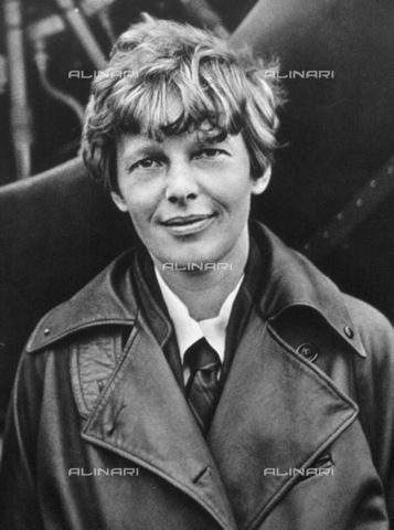 GRC-F-012513-0000 - L' aviatrice americana Amelia Earhart (1897-1937) - Data dello scatto: 1920 ca. - Granger, NYC /Archivi Alinari