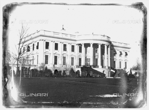 GRC-F-058208-0000 - Veduta del lato sud della Casa Bianca, ca. 1846, attribuito a John Plumbe Jr - Granger, NYC /Archivi Alinari