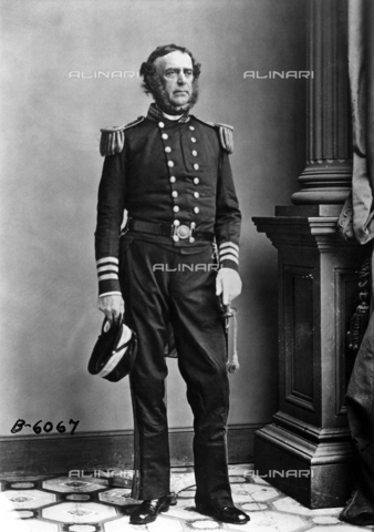GRC-F-064982-0000 - SAMUEL FRANCIS du PONT (1803-1865), ufficiale navale, fotografato da Mathew Brady durante la Guerra Civile - Granger, NYC /Archivi Alinari
