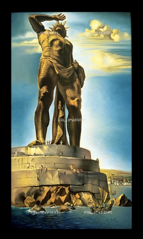 IFA-S-AAA005-7811 - The Colossus of Rhodes, oil on canvas, Salvador Dali (1904-1989), Kunstmuseum, Bern - Index/Alinari Archives, Florence