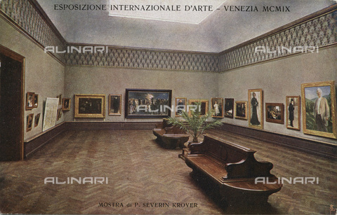 IMA-F-662536-0000 - Biennale d'arte internazionale del 1909 a Venezia: mostra di Severin Kroyer. Cartolina - Data dello scatto: 1909 - Archiv Dr. Samsinger / brandstaetter images /Archivi Alinari