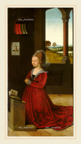 LCA-F-003672-0000 - Ritratto di una donatrice, olio su tavola, Petrus Christus (1410 ca.-1475), National Gallery of Art, Washington D.C. - Liszt Collection/Archivi Alinari