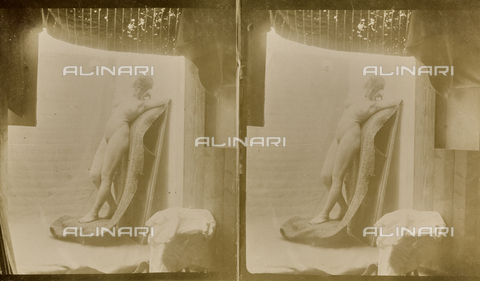 MFA-F-000123-0000 - Female naked. Stereoscopic image - Date of photography: 1890-1910 ca. - Alinari Archives, Florence