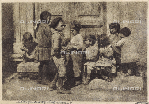 MLD-F-000145-0000 - Momento buono: gruppo di bambini - Data dello scatto: 1920-1929 - Archivi Alinari, Firenze