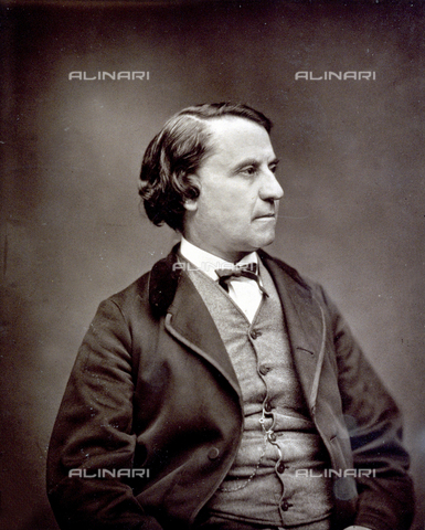 PDC-S-000443-0001 - Half-length portrait of the French politican Louis Blanc - Date of photography: 1869-1878 ca. - Alinari Archives, Florence