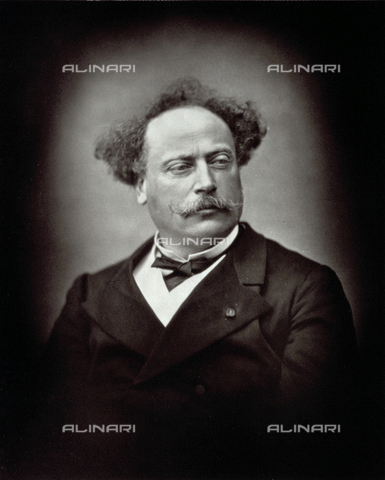 PDC-S-000777-0002 - Half-length portrait of Alexandre Dumas fils (1824-1895) - Date of photography: 1869 ca. - Alinari Archives, Florence