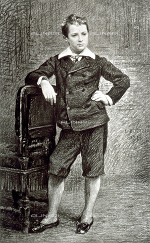 PDC-S-000864-0002 - Illustration showing the adolescent Duke àlie Decazes - Date of photography: 1876-1877 ca. - Alinari Archives, Florence