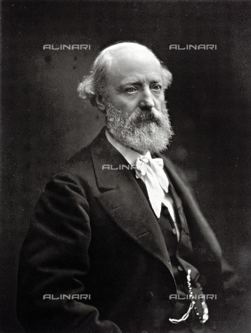 PDC-S-001528-0002 - Half-length portrait of the famous French architect Viollet-le-Duc - Date of photography: 1860 -1865 ca. - Alinari Archives, Florence