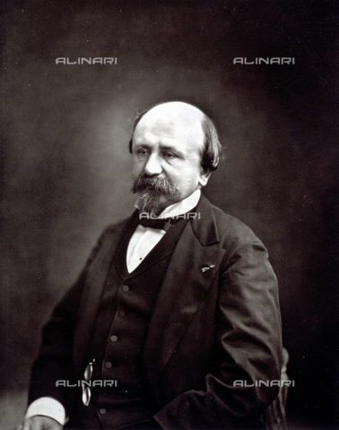 PDC-S-001528-0003 - Half-length portrait of the French playwright Edmond Gondinet - Date of photography: 1872 -1885 ca. - Alinari Archives, Florence