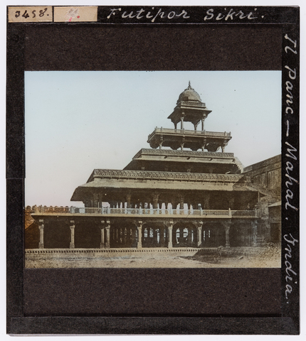 RGD-S-VARIE3-3458 - The Panch Mahal Palace in Fatehpur Sikri, Uttar Pradesh, India - Date of photography: 1897-1898 ca. - Alinari Archives, Florence