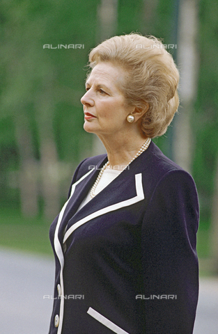 RNA-F-186240-0000 - Il Primo Ministro inglese Margaret Thatcher (1925-2013) - Data dello scatto: 06/10/1990 - Sputnik/ Archivi Alinari