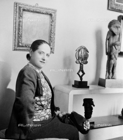 RVA-S-000748-0004 - Helena Rubinstein (1870-1965), imprenditrice di cosmetici americana di origine polacca - Studio Lipnitzki / Roger-Viollet/Alinari