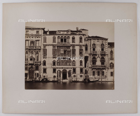 RVA-S-100655-0019 - "Vue de l'Hôtel New York, Venise (Italie)", Fotografo non identificato, fotografia conservata nel Musée de la Vie romantique a Parigi - Roger-Viollet/Alinari