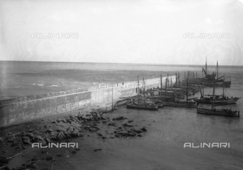 TCA-F-000034-0000 - Il porto di Termoli con le imbarcazioni - Data dello scatto: 1910 - Archivi Alinari, Firenze