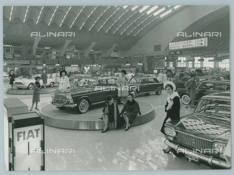 TCI-F-A11055-0000 - Europe, Italy, piedmont, turin, Motor Show, the Fiat stand, 1963 - Touring Club Italiano/Alinari Archives Management