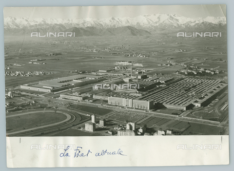 TCI-F-A11108-0000 - Europe, Italy, piedmont, turin, car industry Fiat Mirafiori, aerial view, 1959 - Touring Club Italiano/Alinari Archives Management