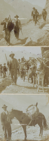 TCI-S-000341-AR10 - Ibex hunting - Date of photography: 1911 - Touring Club Italiano/Alinari Archives Management