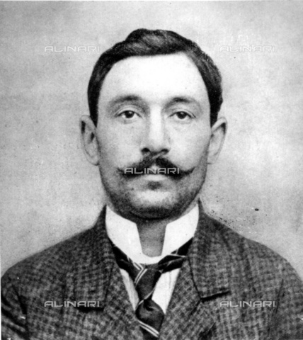 TOP-F-004330-0000 - The italian painter and decorator Vincenzo Peruggia, who became famous for having stolen the "Gioconda" known as "Mona Lisa" from the Louvre Museum in 1911 - TopFoto / Alinari Archives